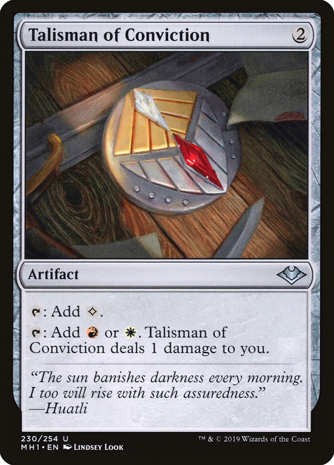 Talisman of Conviction [Modern Horizons] | Tacoma Games