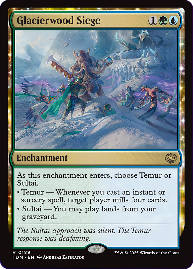 Glacierwood Siege [Tarkir: Dragonstorm] | Tacoma Games