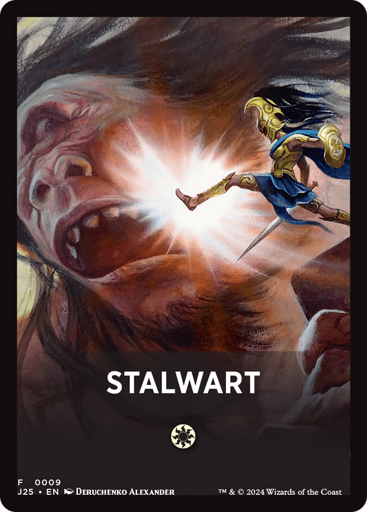 Stalwart Theme Card [Foundations Jumpstart Front Cards] | Tacoma Games