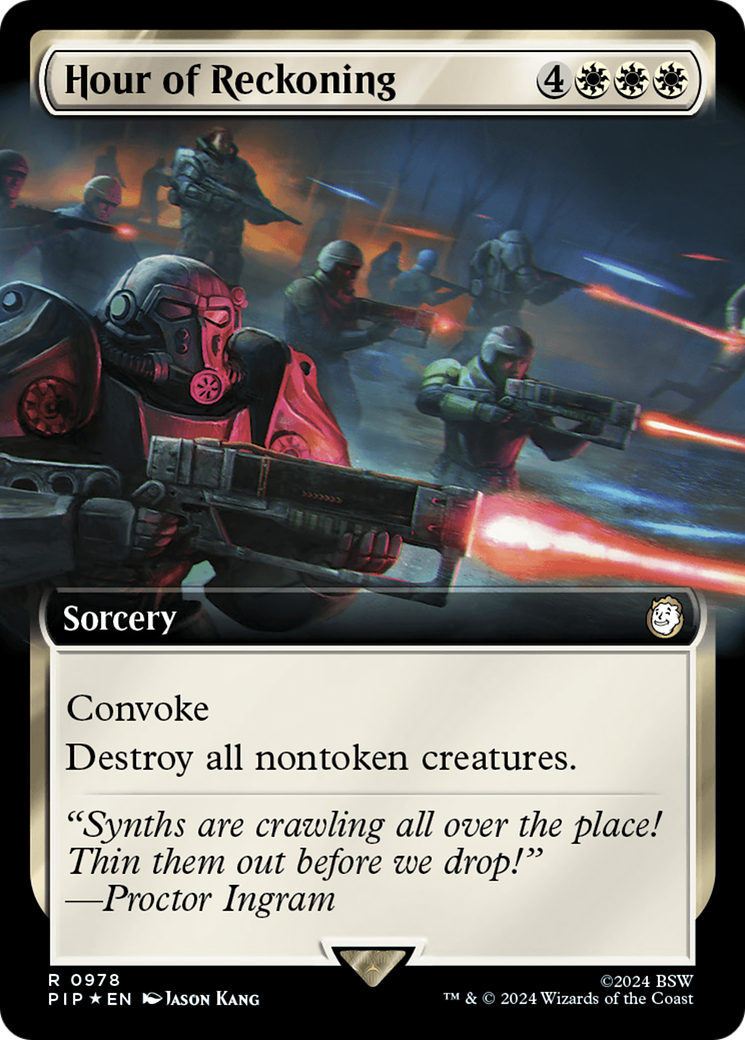 Hour of Reckoning (Extended Art) (Surge Foil) [Fallout] | Tacoma Games