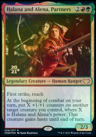 Halana and Alena, Partners [Innistrad: Crimson Vow Prerelease Promos] | Tacoma Games