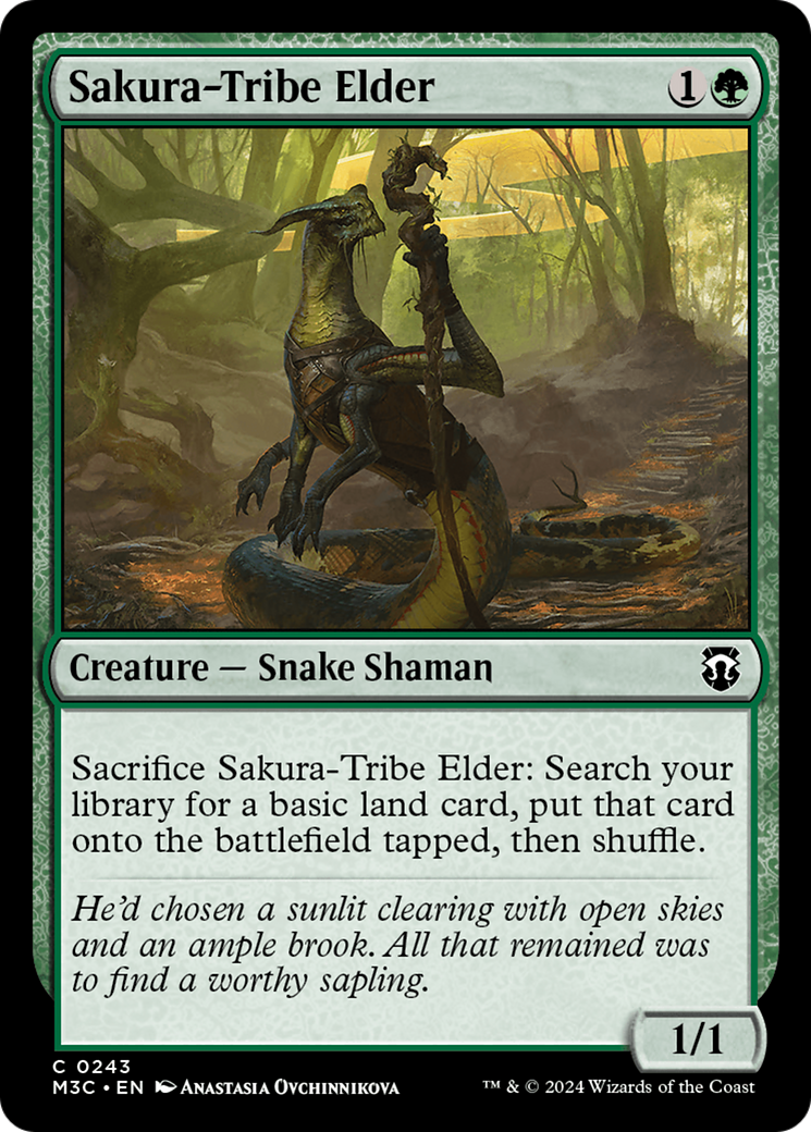 Sakura-Tribe Elder (Ripple Foil) [Modern Horizons 3 Commander] | Tacoma Games