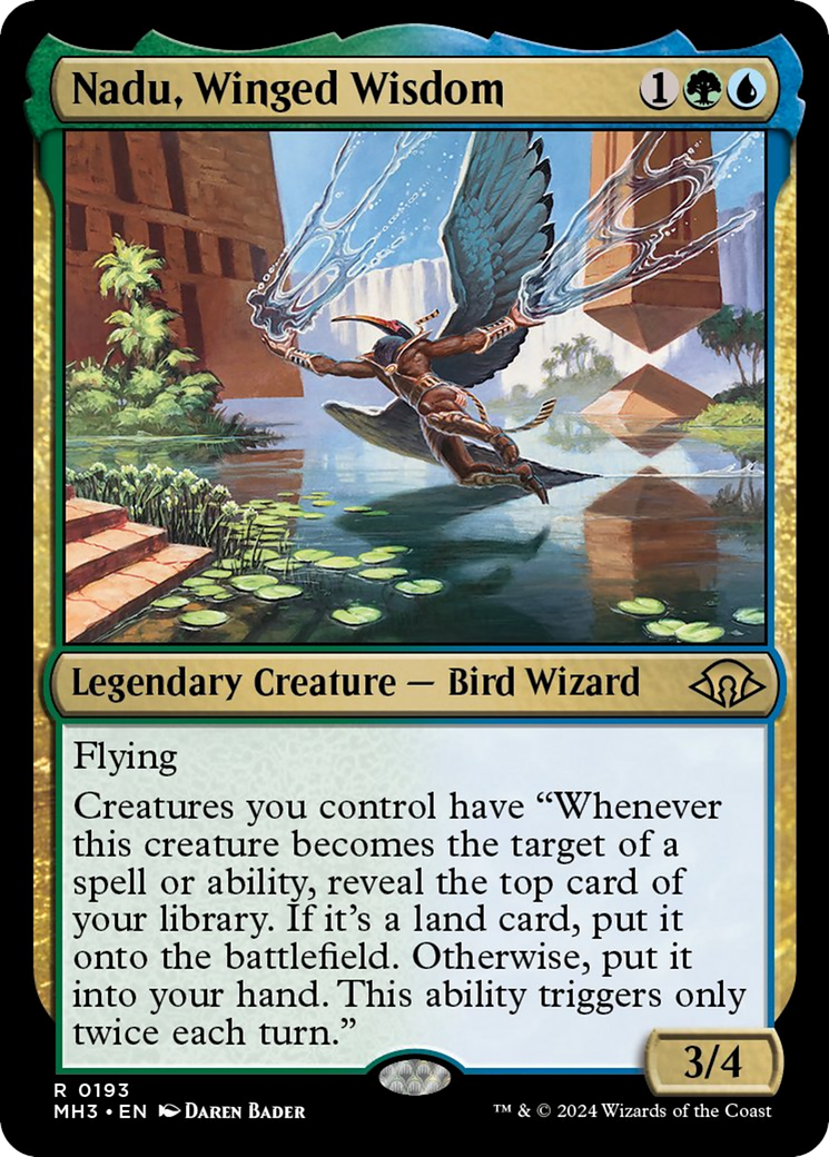 Nadu, Winged Wisdom [Modern Horizons 3] | Tacoma Games