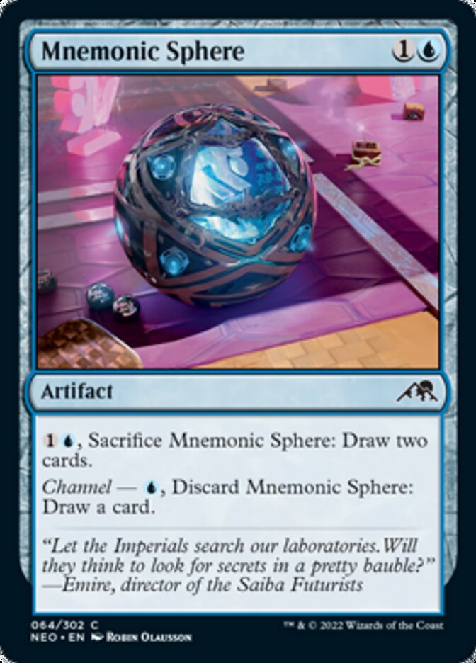 Mnemonic Sphere [Kamigawa: Neon Dynasty] | Tacoma Games