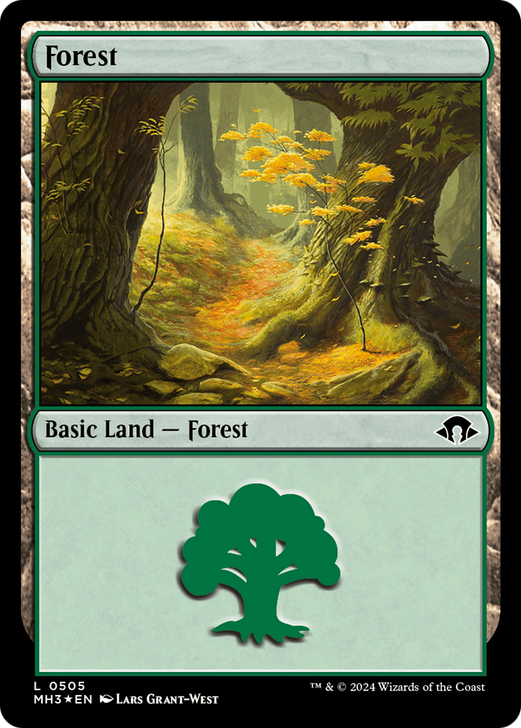 Forest (0505) (Ripple Foil) [Modern Horizons 3] | Tacoma Games