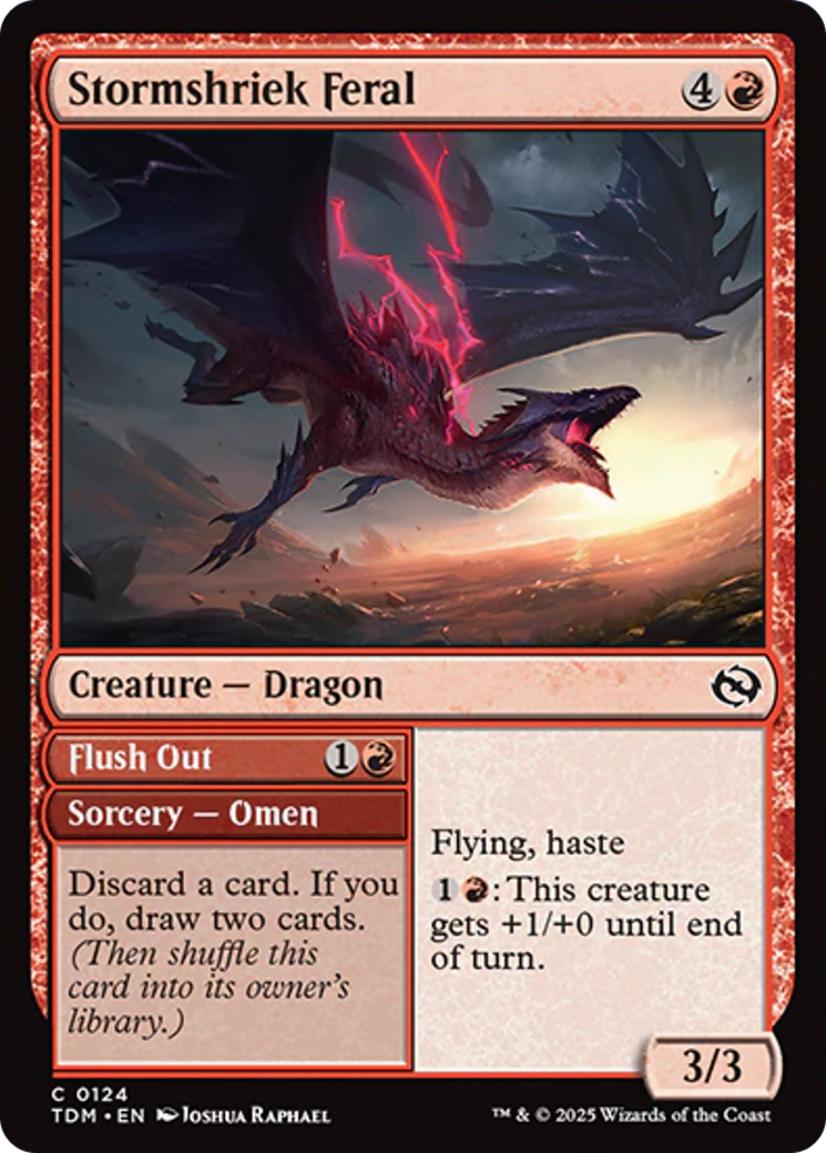 Stormshriek Feral [Tarkir: Dragonstorm] | Tacoma Games