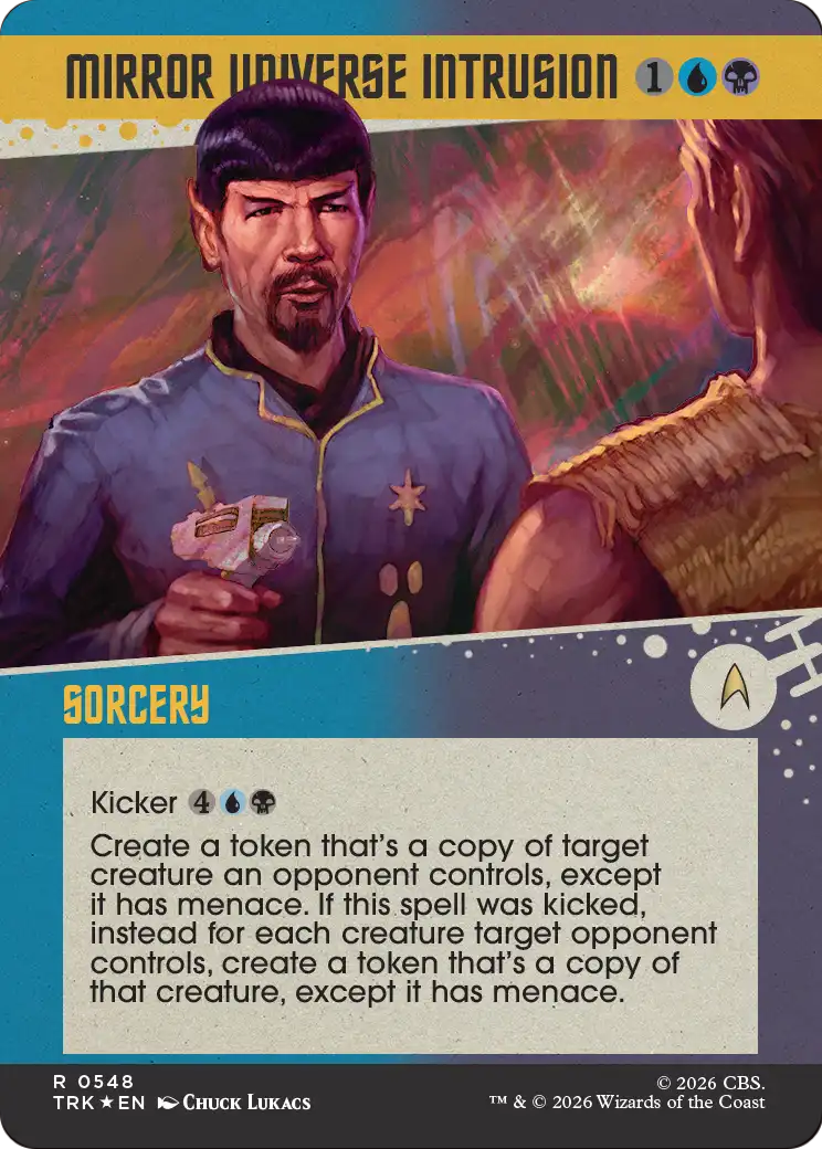 Mirror Universe Intrusion (Showcase) (Surge Foil) [Star Trek] | Tacoma Games