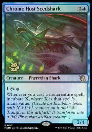 Chrome Host Seedshark [March of the Machine Prerelease Promos] | Tacoma Games