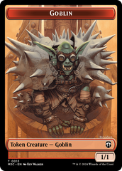 Tarmogoyf // Goblin Double-Sided Token [Modern Horizons 3 Commander Tokens] | Tacoma Games
