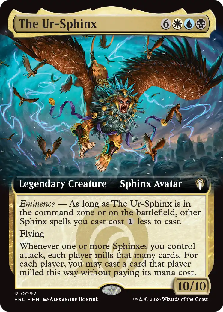 The Ur-Sphinx (Extended Art) [Reality Fracture Commander] | Tacoma Games