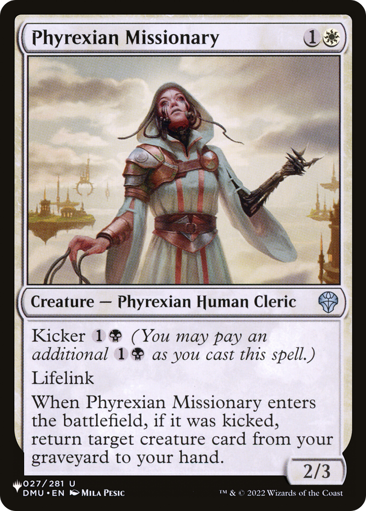 Phyrexian Missionary [The List] | Tacoma Games