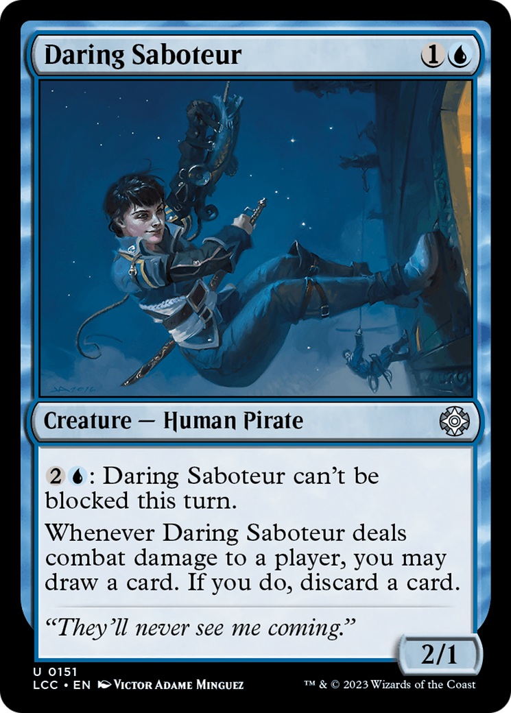 Daring Saboteur [The Lost Caverns of Ixalan Commander] | Tacoma Games