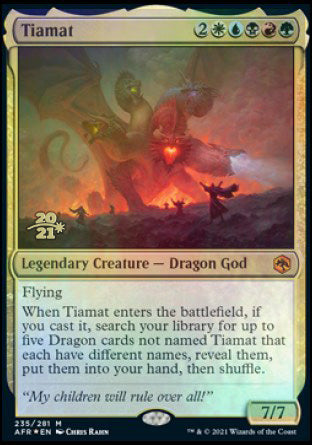 Tiamat [Dungeons & Dragons: Adventures in the Forgotten Realms Prerelease Promos] | Tacoma Games