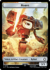 Junk // Robot Double-Sided Token [Fallout Tokens] | Tacoma Games