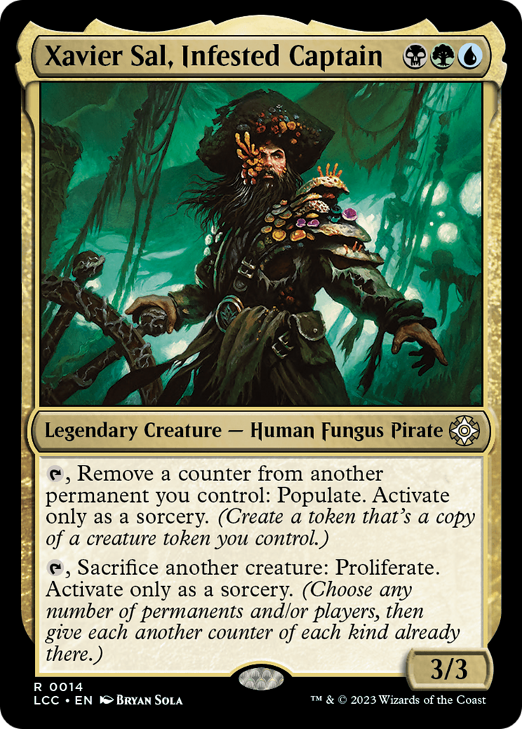 Xavier Sal, Infested Captain [The Lost Caverns of Ixalan Commander] | Tacoma Games