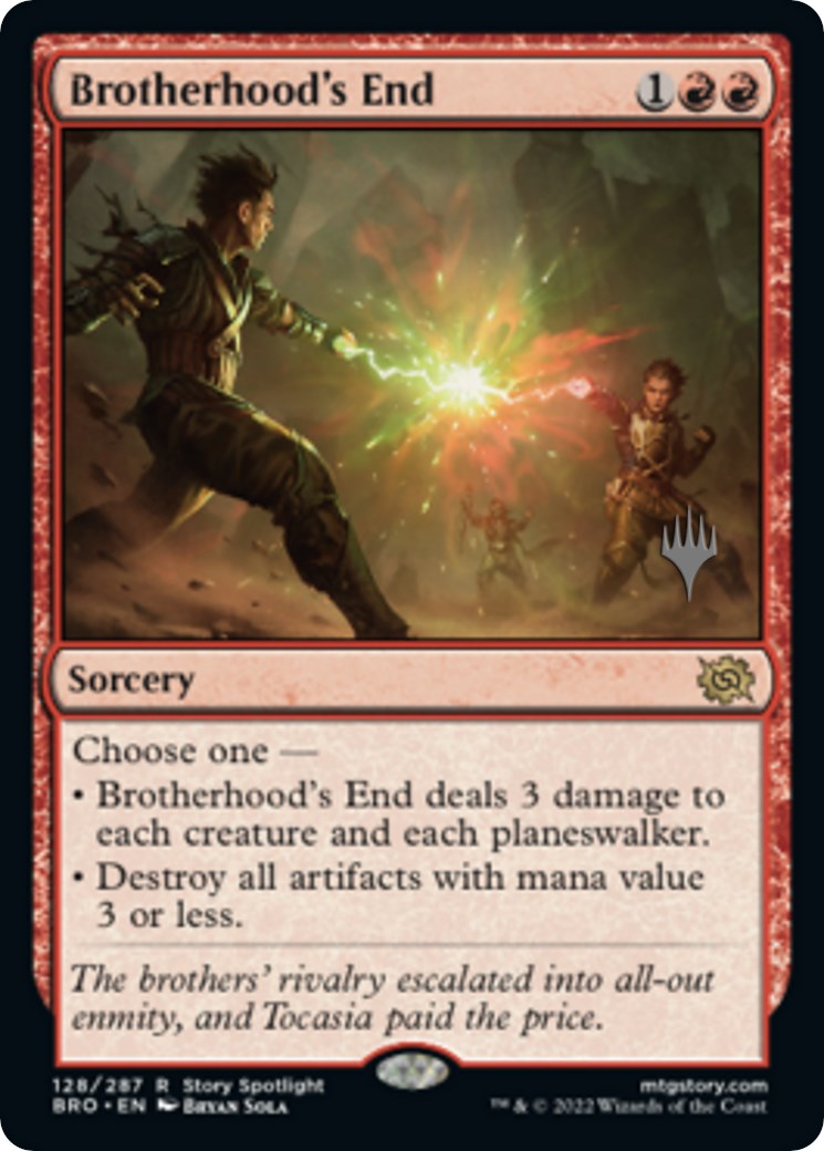 Brotherhood's End (Promo Pack) [The Brothers' War Promos] | Tacoma Games