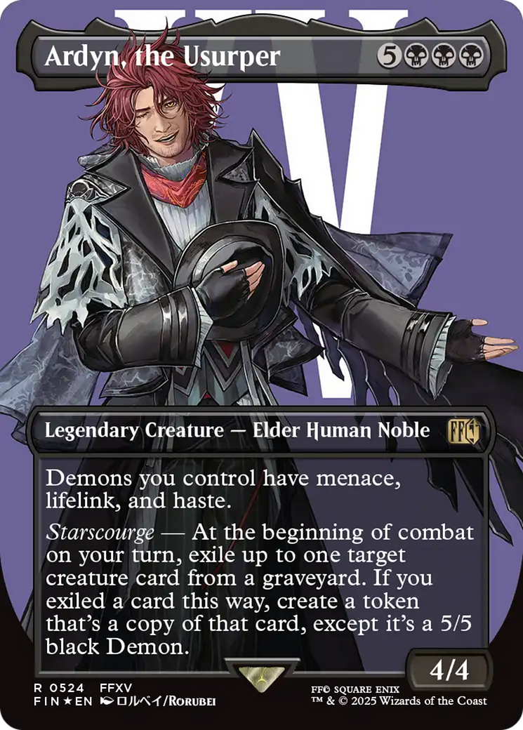 Ardyn, the Usurper (Borderless) (Surge Foil) [FINAL FANTASY] | Tacoma Games