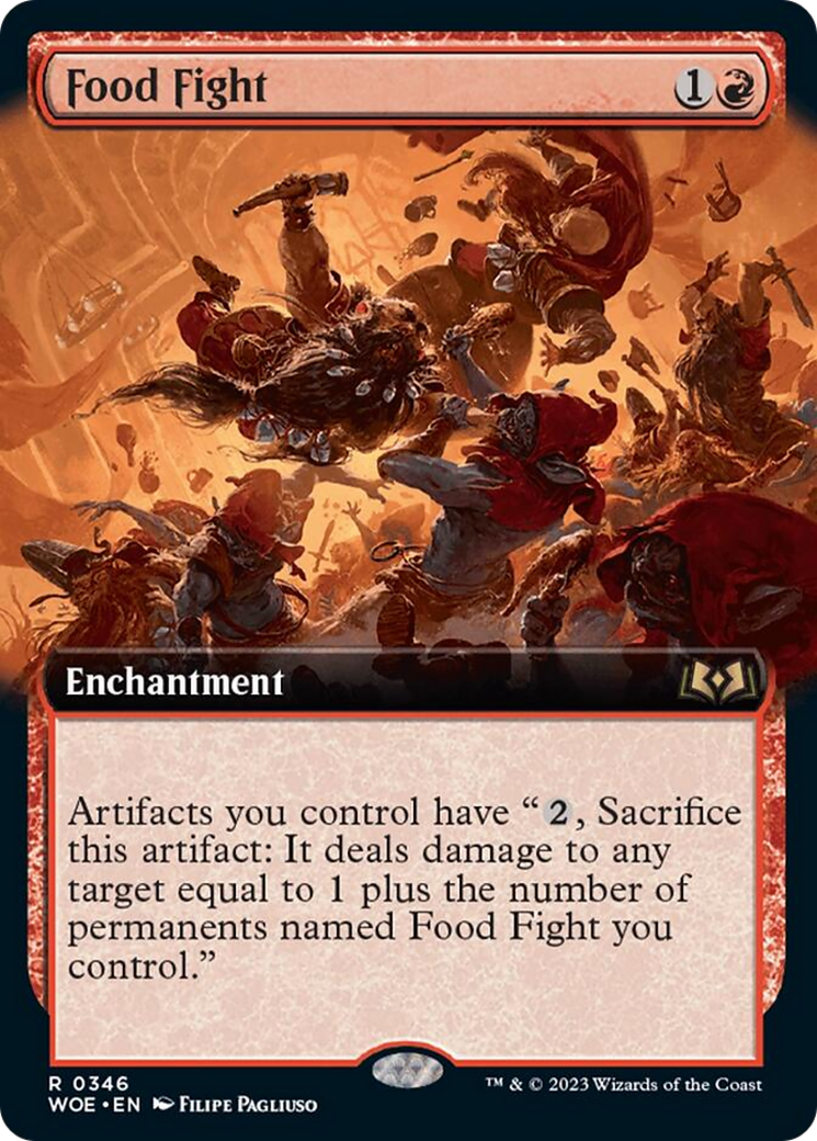 Food Fight (Extended Art) [Wilds of Eldraine] | Tacoma Games