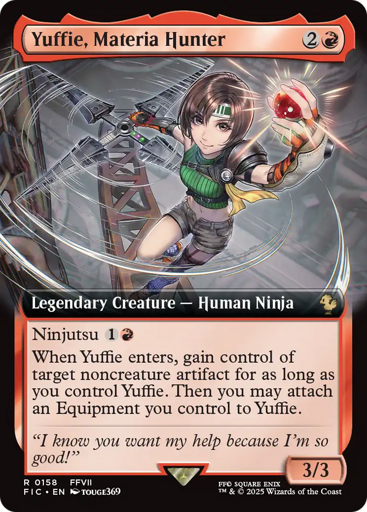 Yuffie, Materia Hunter (Extended Art) [FINAL FANTASY Commander] | Tacoma Games