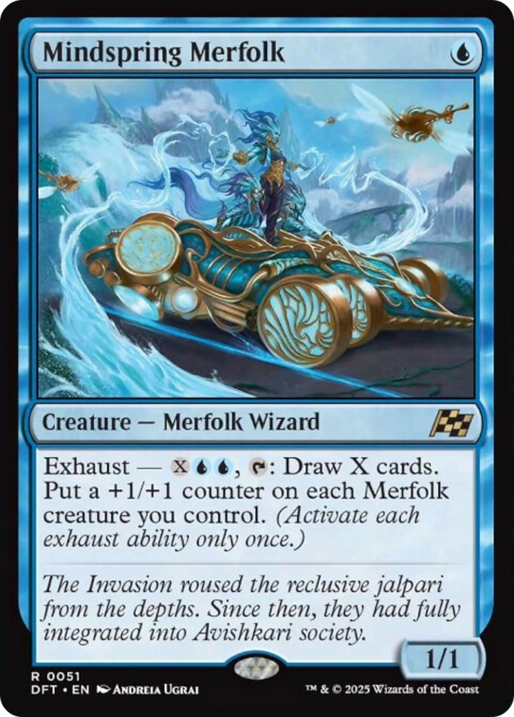 Mindspring Merfolk [Aetherdrift] | Tacoma Games