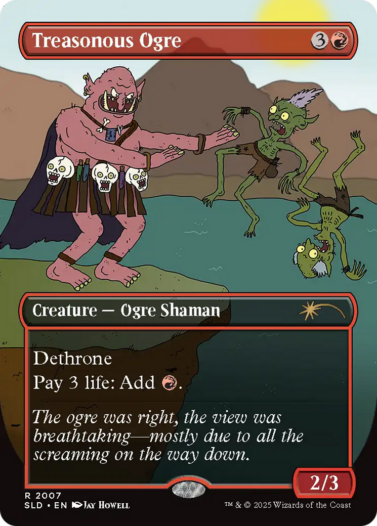 Treasonous Ogre (Rainbow Foil) [Secret Lair Drop Series] | Tacoma Games