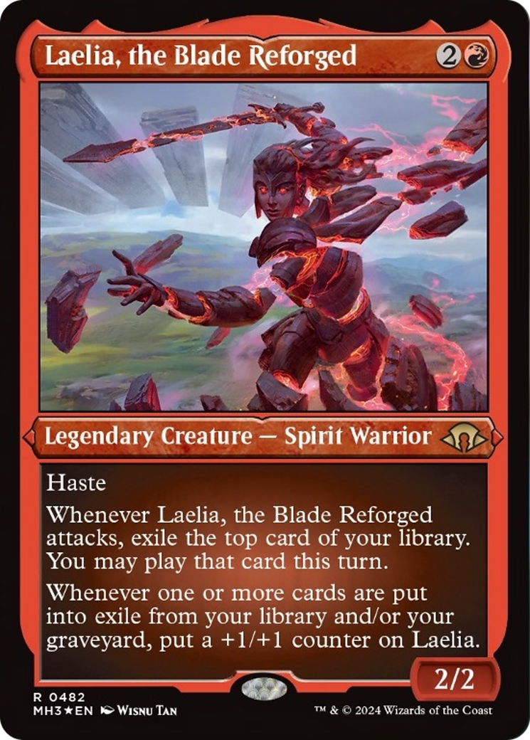 Laelia, the Blade Reforged (Foil Etched) [Modern Horizons 3] | Tacoma Games