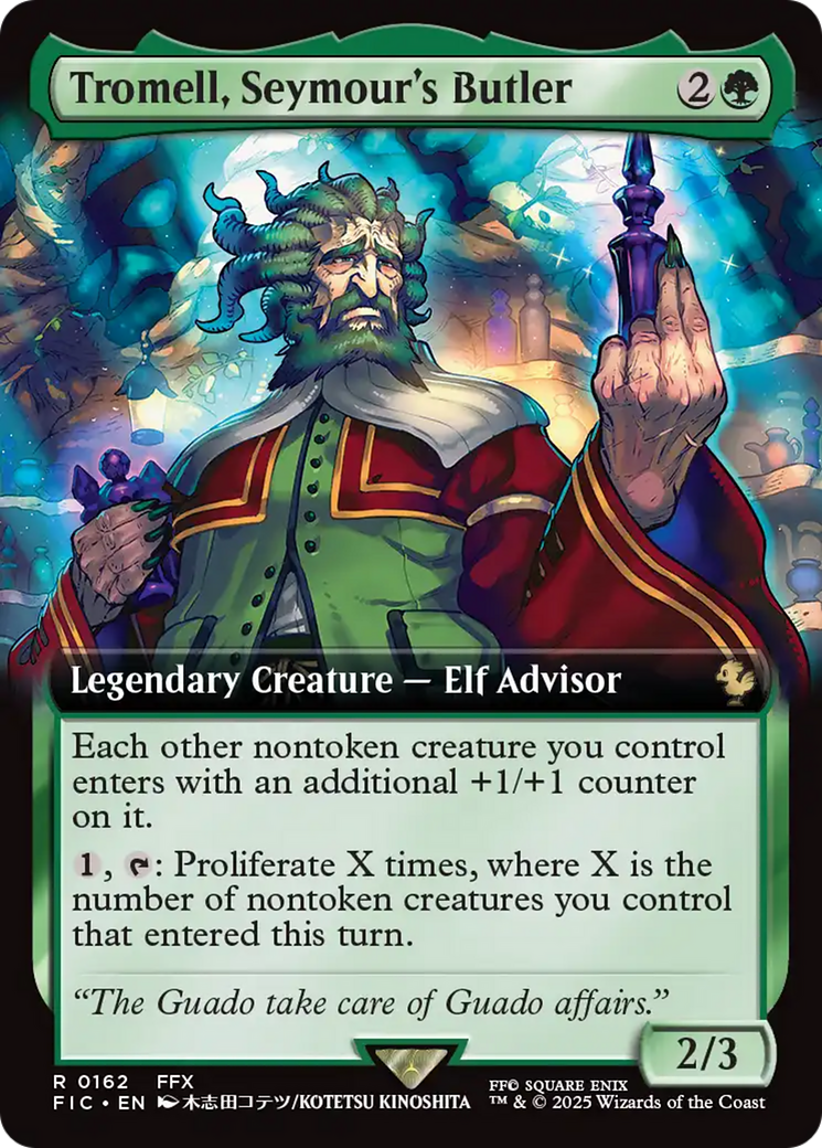 Tromell, Seymour's Butler (Extended Art) [FINAL FANTASY Commander] | Tacoma Games