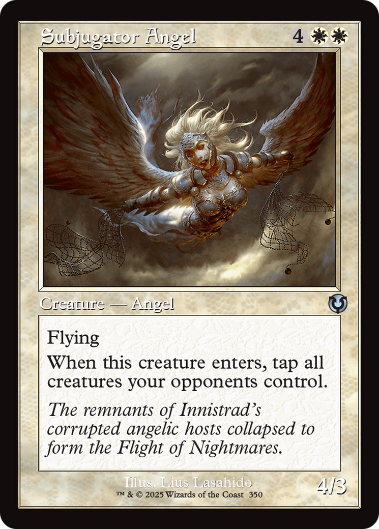 Subjugator Angel (Retro Frame) [Innistrad Remastered] | Tacoma Games