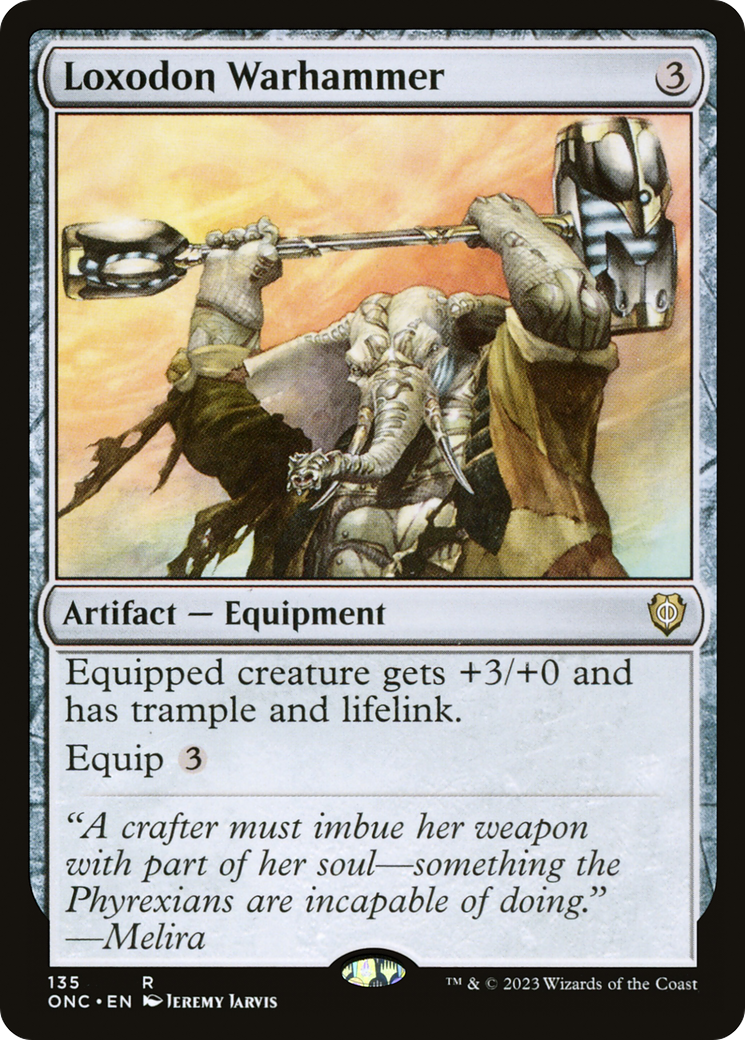 Loxodon Warhammer [Phyrexia: All Will Be One Commander] | Tacoma Games