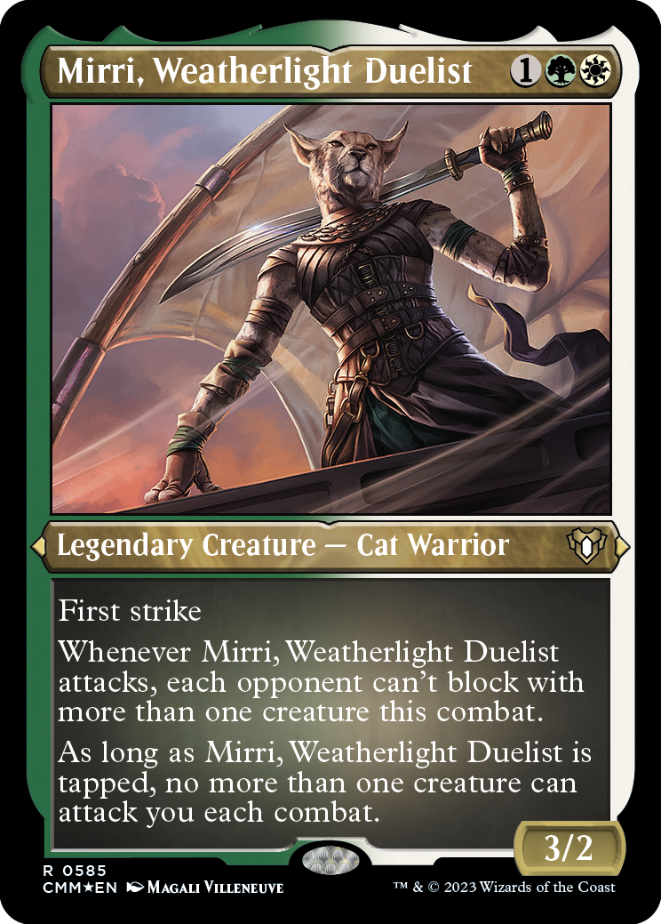 Mirri, Weatherlight Duelist (Foil Etched) [Commander Masters] | Tacoma Games