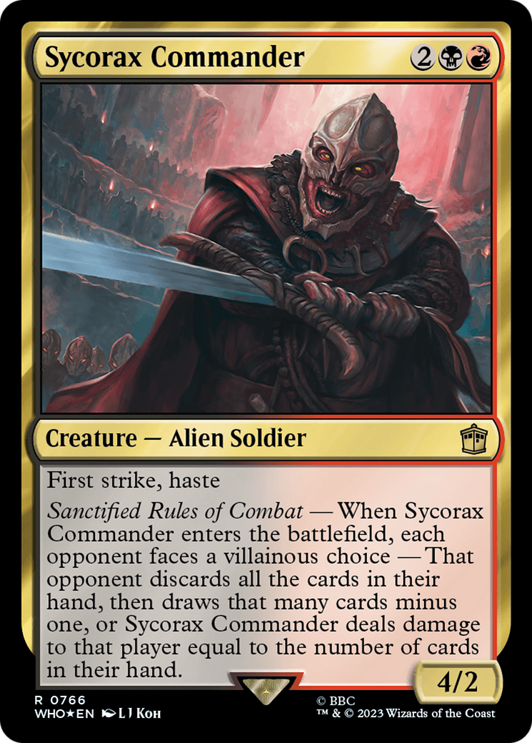 Sycorax Commander (Surge Foil) [Doctor Who] | Tacoma Games