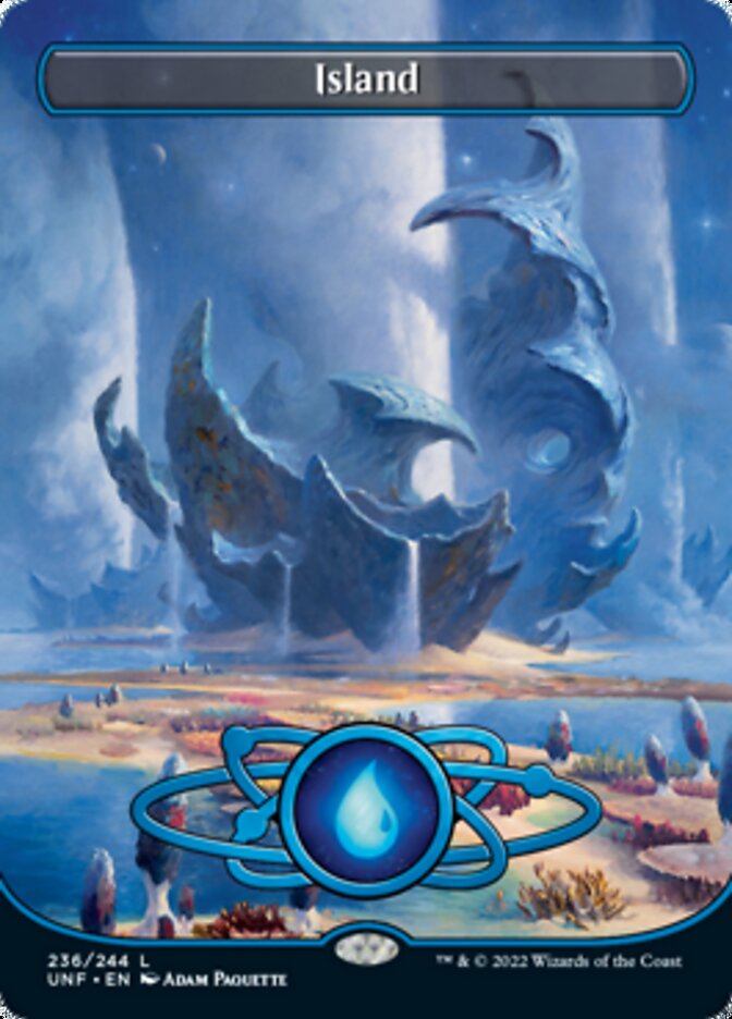 Island (236) (Planetary Space-ic Land) [Unfinity] | Tacoma Games