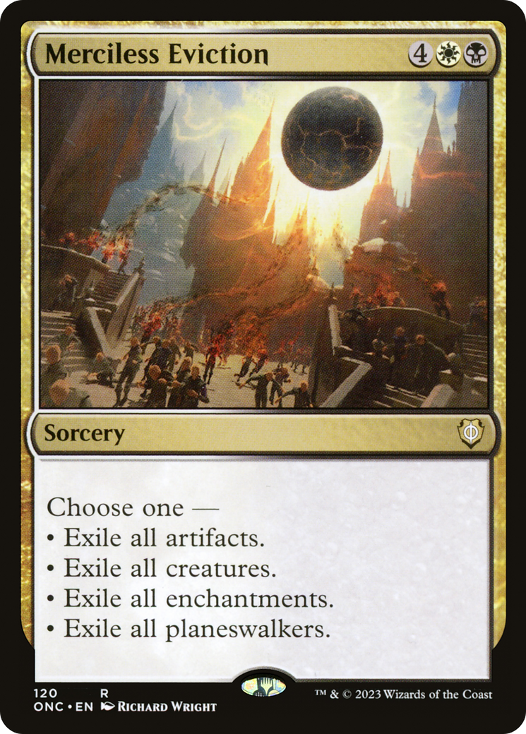Merciless Eviction [Phyrexia: All Will Be One Commander] | Tacoma Games