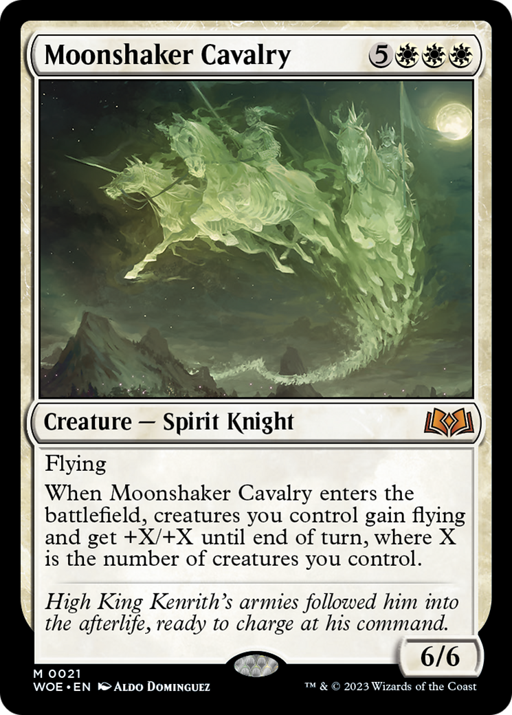 Moonshaker Cavalry [Wilds of Eldraine] | Tacoma Games