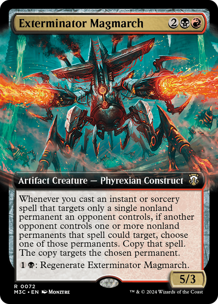 Exterminator Magmarch (Extended Art) [Modern Horizons 3 Commander] | Tacoma Games