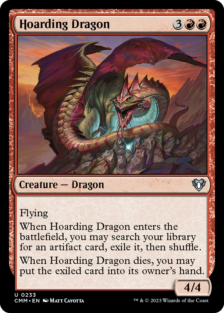 Hoarding Dragon [Commander Masters] | Tacoma Games