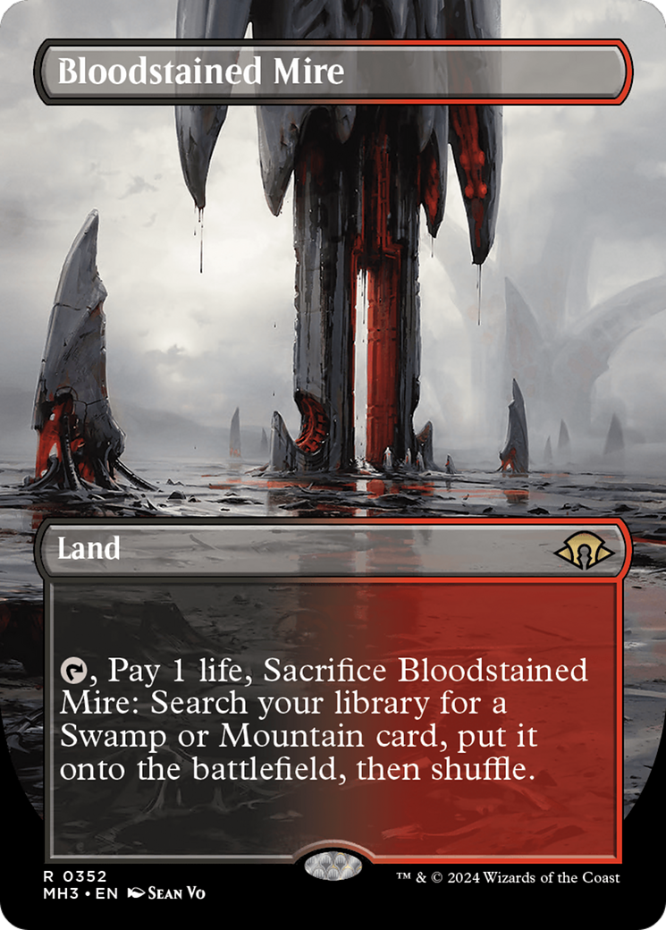 Bloodstained Mire (Borderless) [Modern Horizons 3] | Tacoma Games