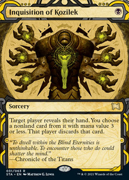 Inquisition of Kozilek (Foil Etched) [Strixhaven: Mystical Archive] | Tacoma Games