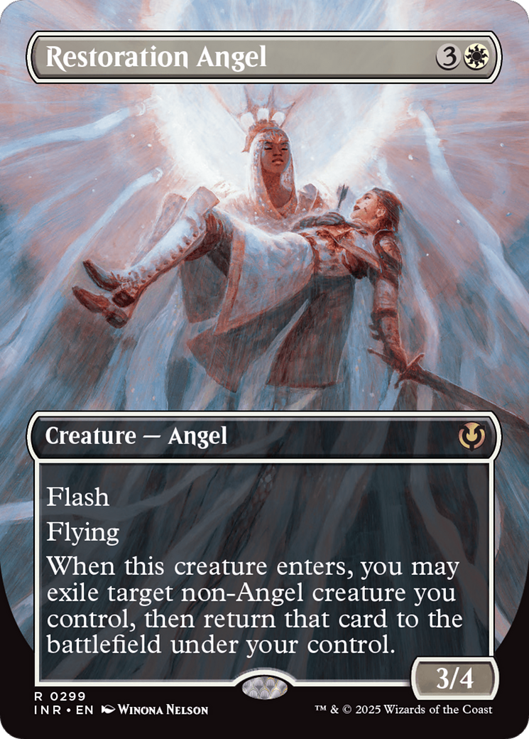 Restoration Angel (Borderless) [Innistrad Remastered] | Tacoma Games