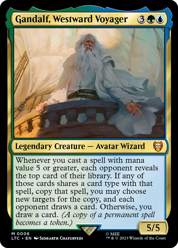 Gandalf, Westward Voyager [The Lord of the Rings: Tales of Middle-Earth Commander] | Tacoma Games