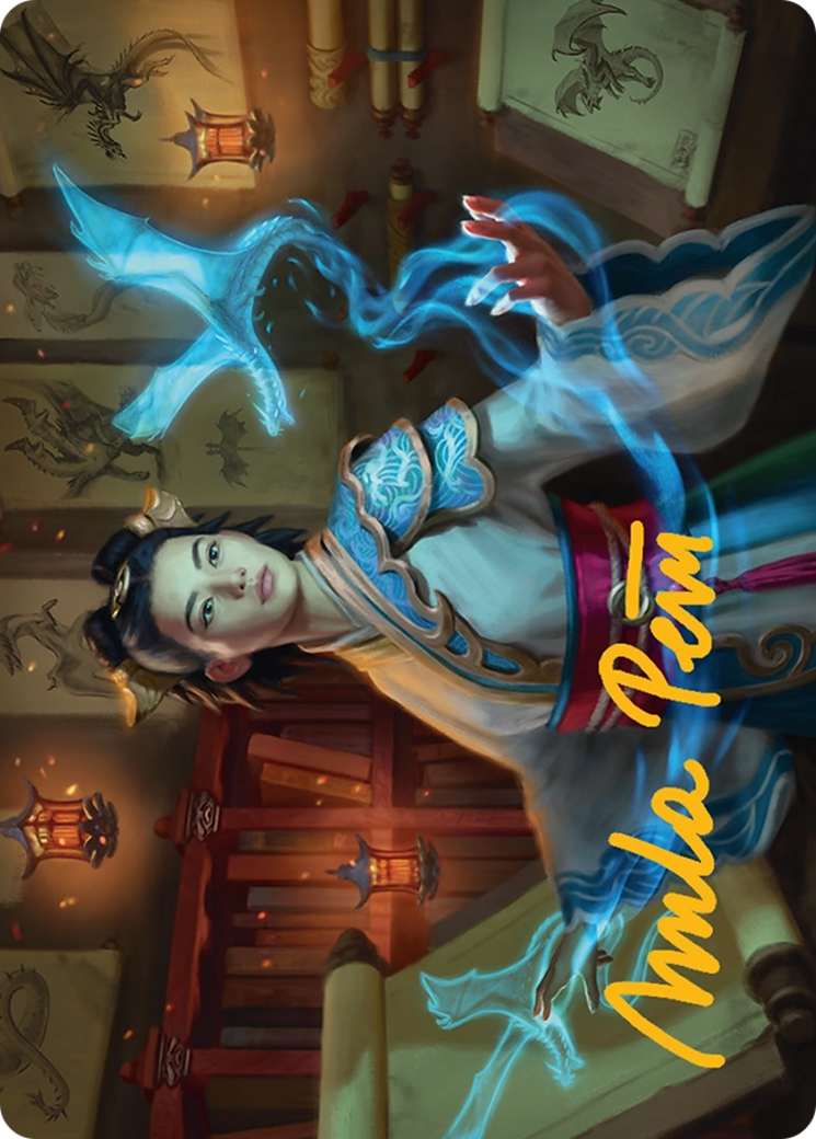 Dragonologist Art Card (6/54) [Tarkir: Dragonstorm Art Series] | Tacoma Games