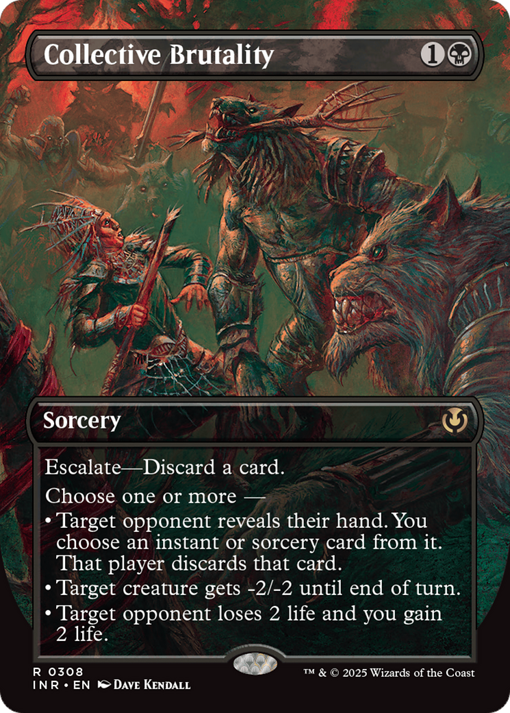 Collective Brutality (Borderless) [Innistrad Remastered] | Tacoma Games