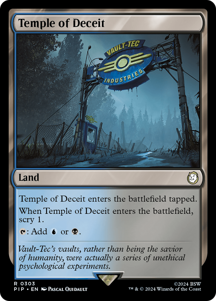Temple of Deceit [Fallout] | Tacoma Games