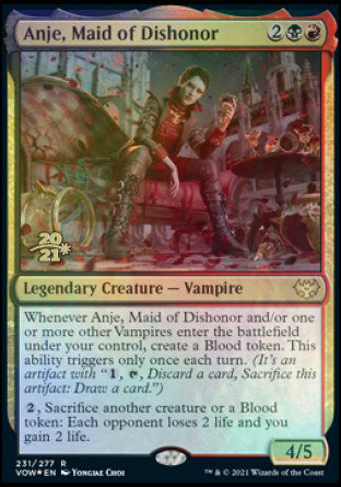 Anje, Maid of Dishonor [Innistrad: Crimson Vow Prerelease Promos] | Tacoma Games