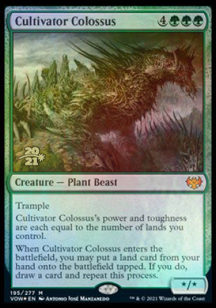 Cultivator Colossus [Innistrad: Crimson Vow Prerelease Promos] | Tacoma Games