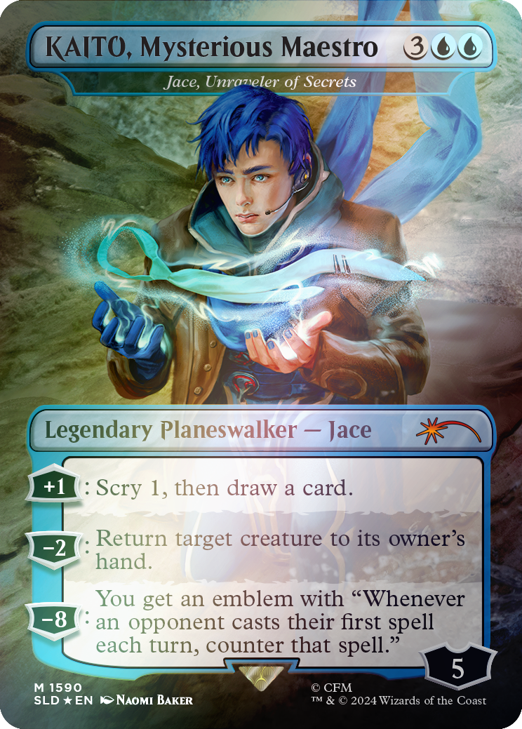 KAITO, Mysterious Maestro - Jace, Unraveler of Secrets (Rainbow Foil) [Secret Lair Drop Series] | Tacoma Games