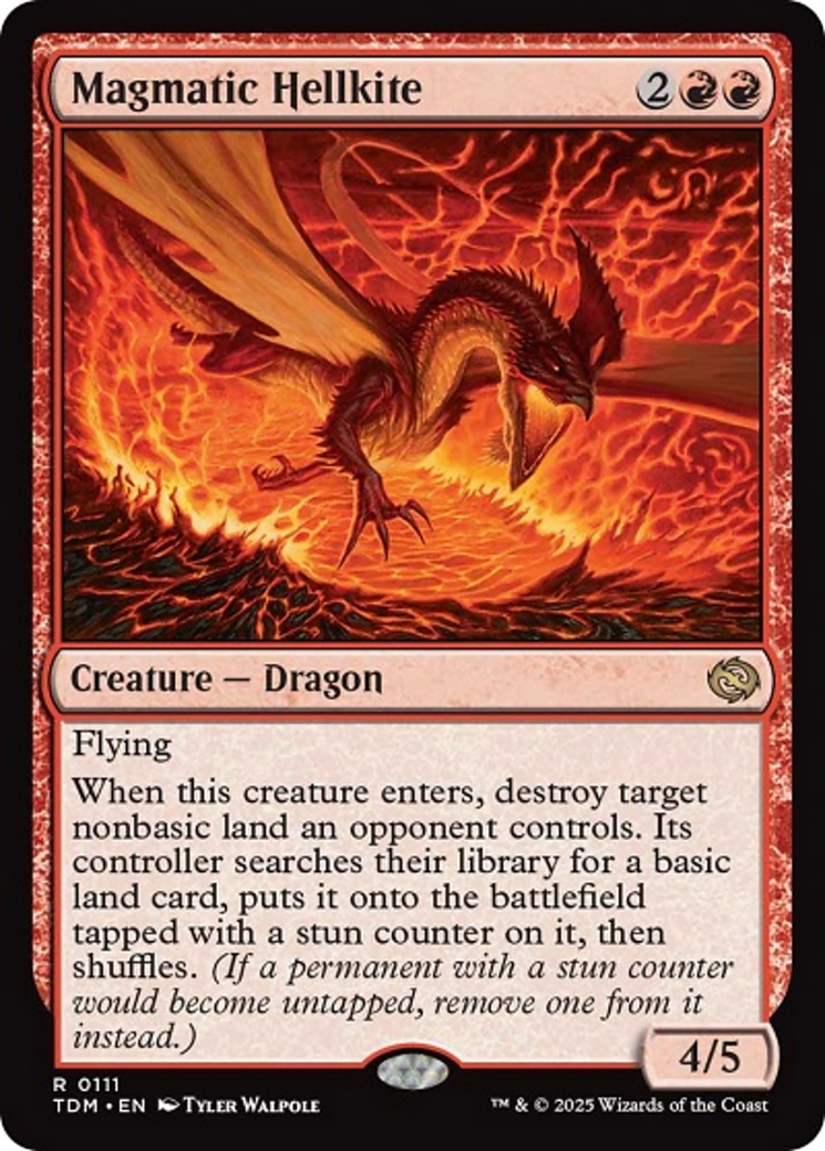 Magmatic Hellkite [Tarkir: Dragonstorm] | Tacoma Games