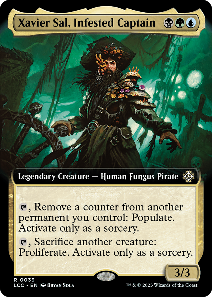 Xavier Sal, Infested Captain (Extended Art) [The Lost Caverns of Ixalan Commander] | Tacoma Games