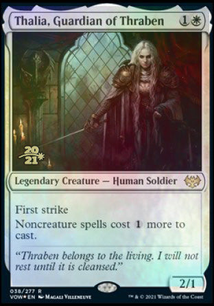 Thalia, Guardian of Thraben [Innistrad: Crimson Vow Prerelease Promos] | Tacoma Games