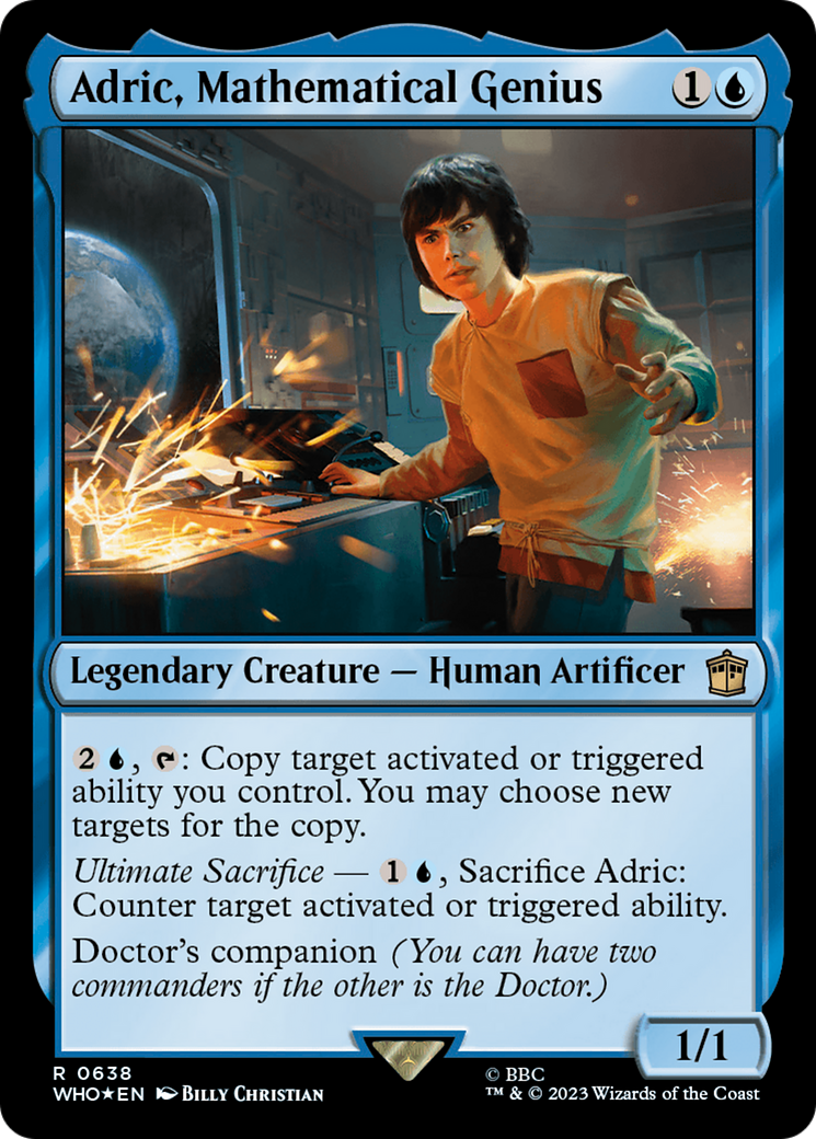 Adric, Mathematical Genius (Surge Foil) [Doctor Who] | Tacoma Games
